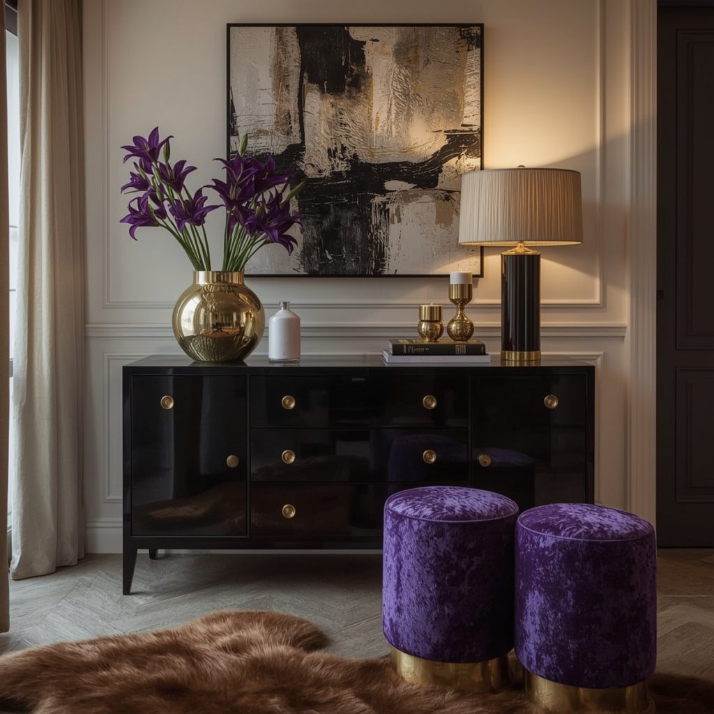 glamorous hallway on a budget