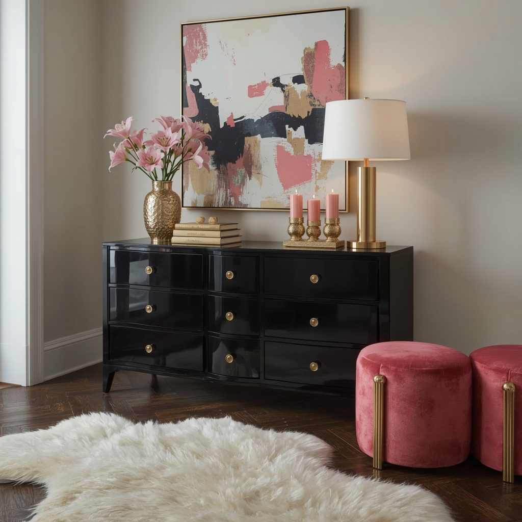 glamorous hallway on a budget