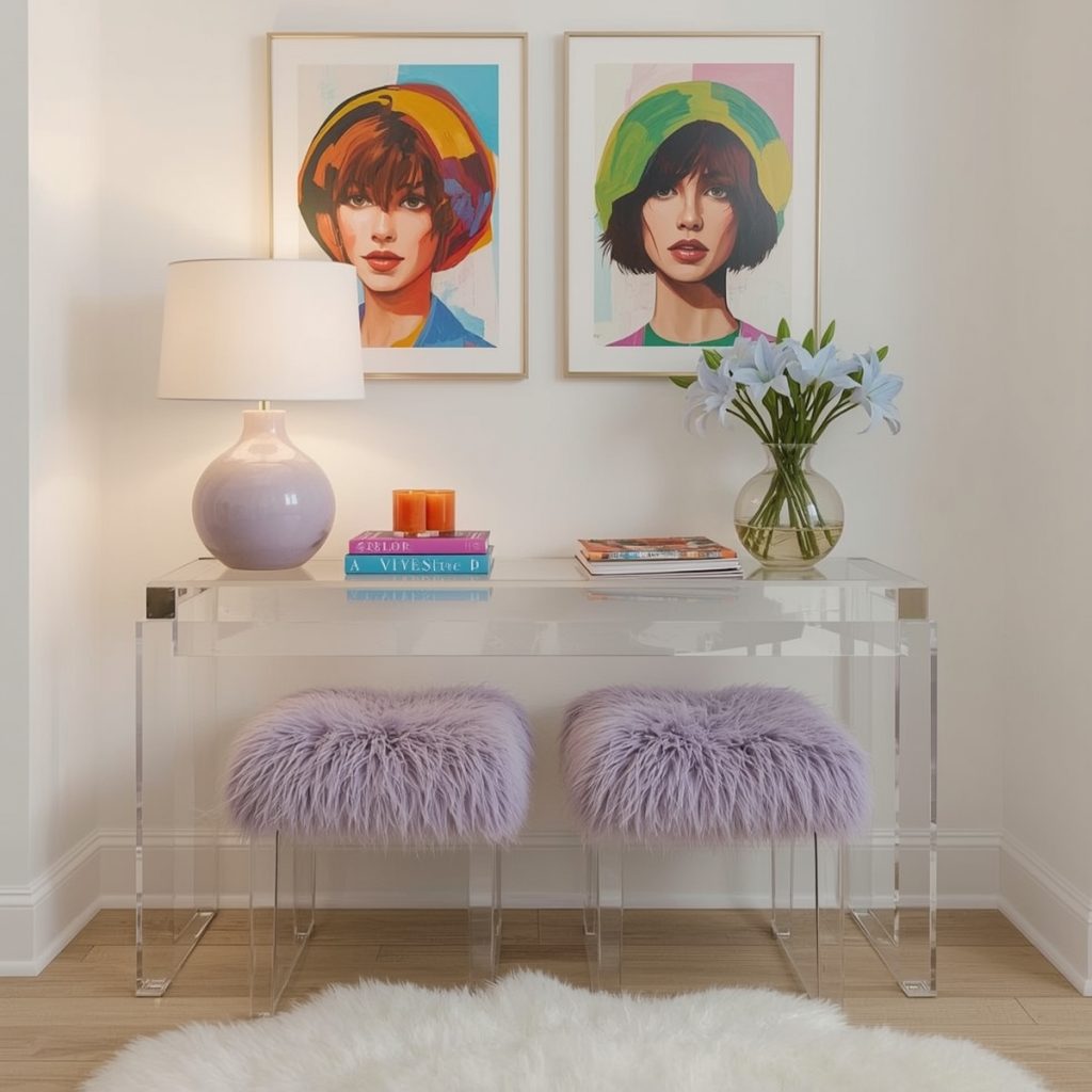 glamorous hallway on a budget