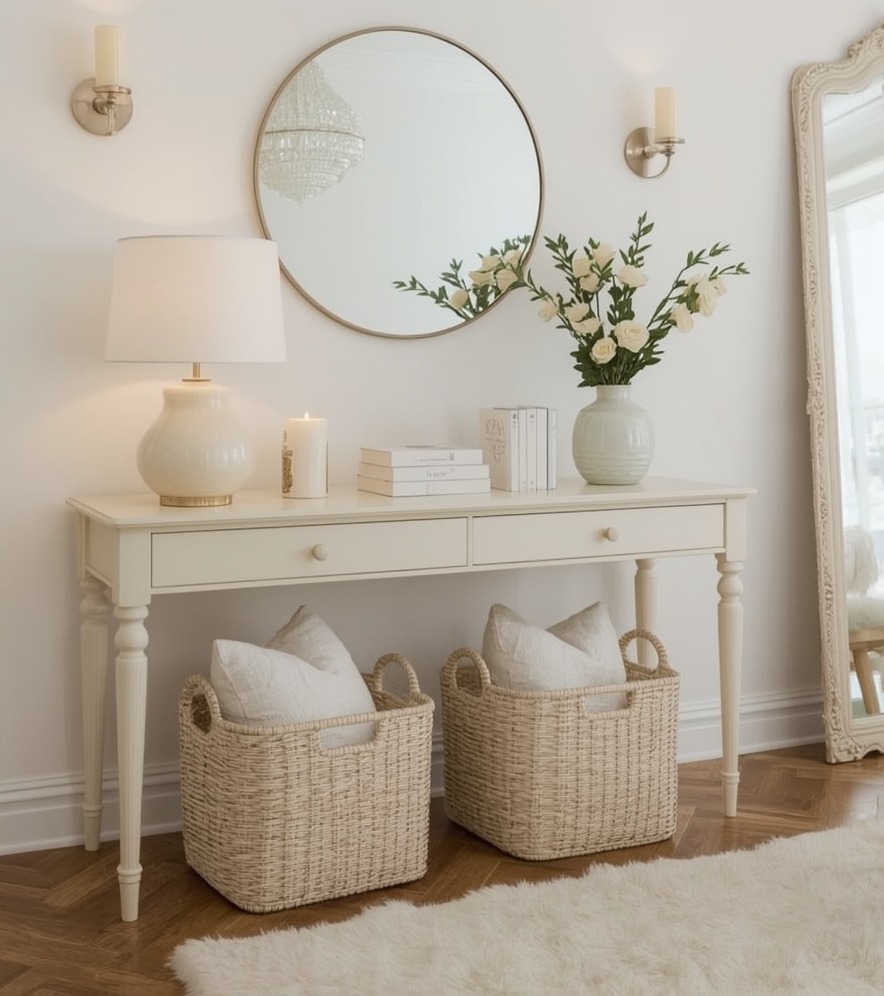 glamorous hallway on a budget