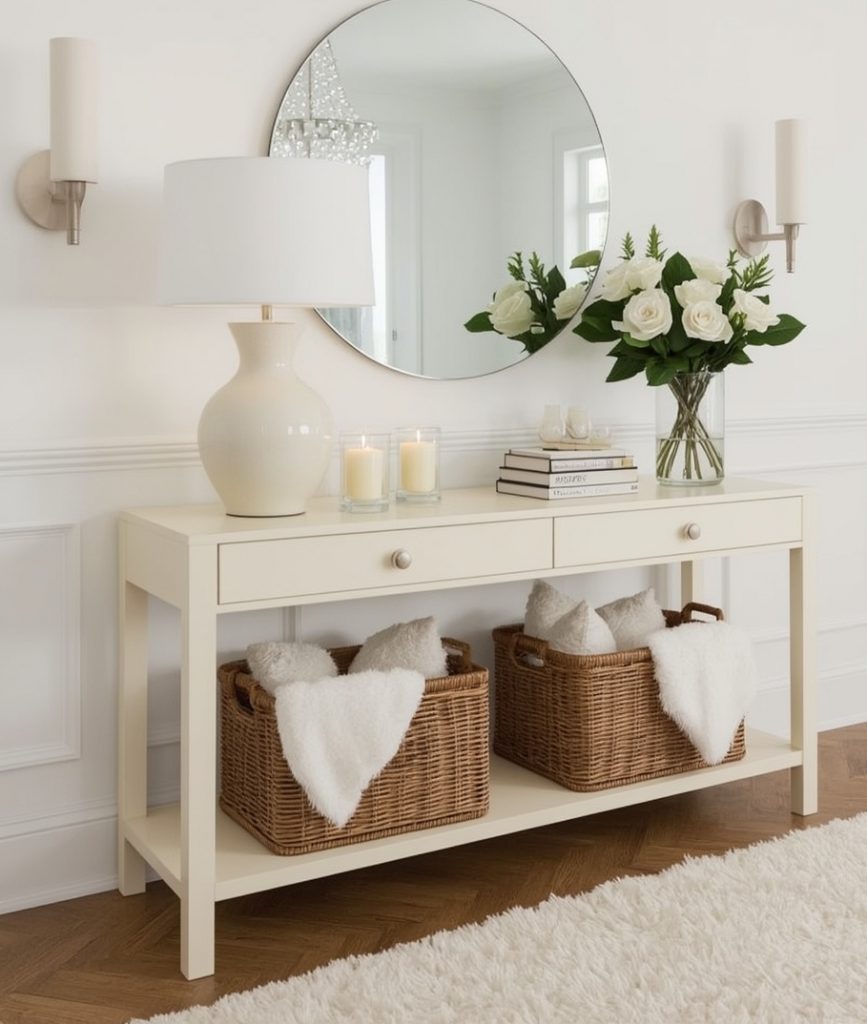 glamorous hallway on a budget