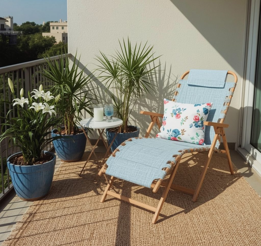 small summer balcony