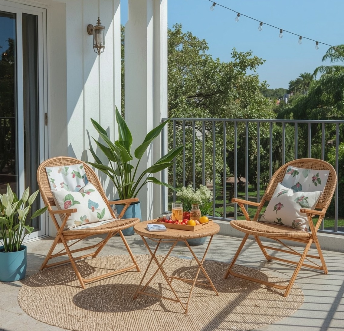 small summer balcony