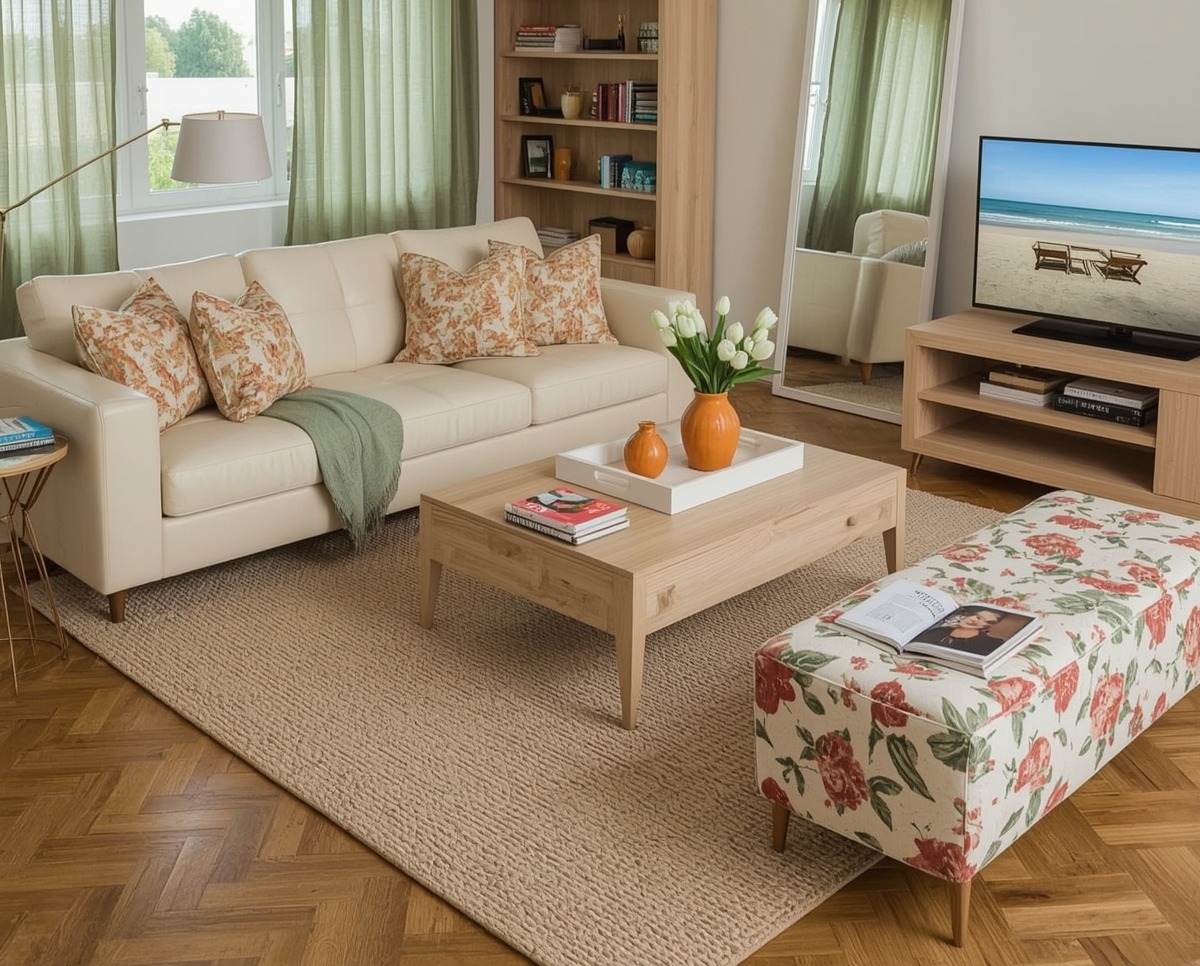 affordable summer living room