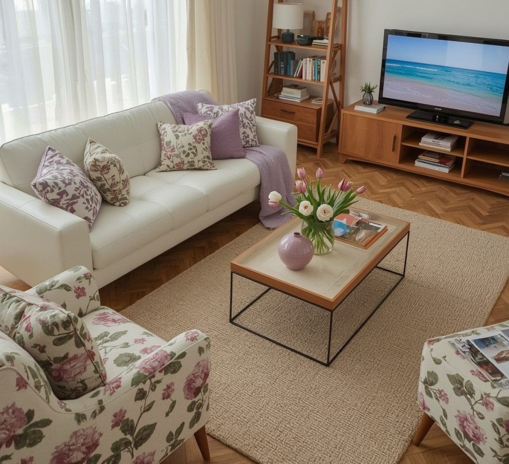 affordable summer living room