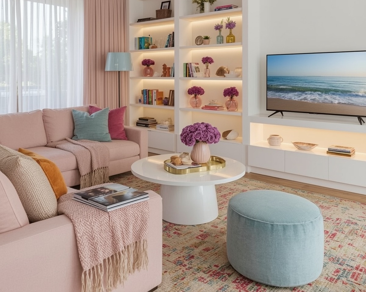 affordable summer living room