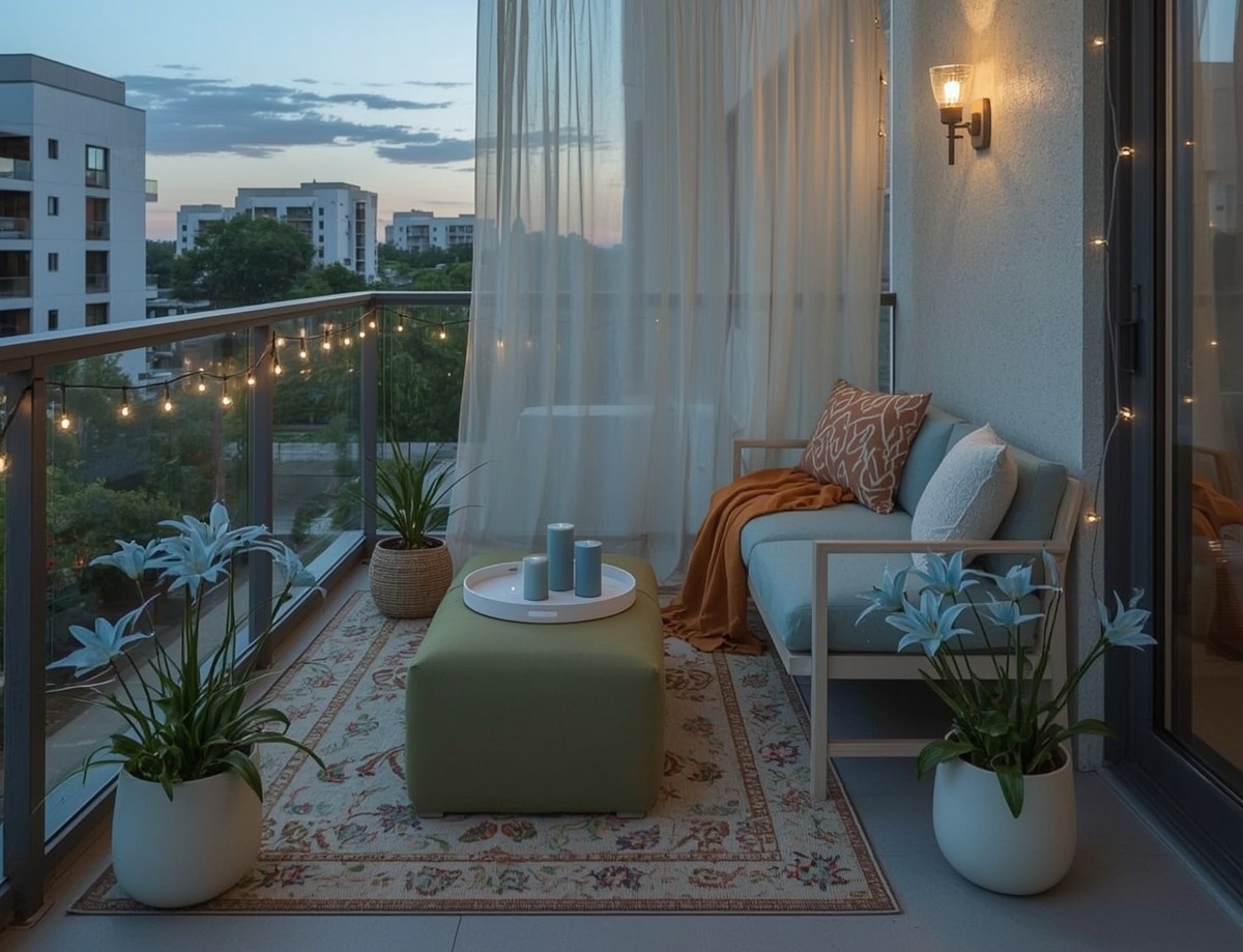 small summer balcony