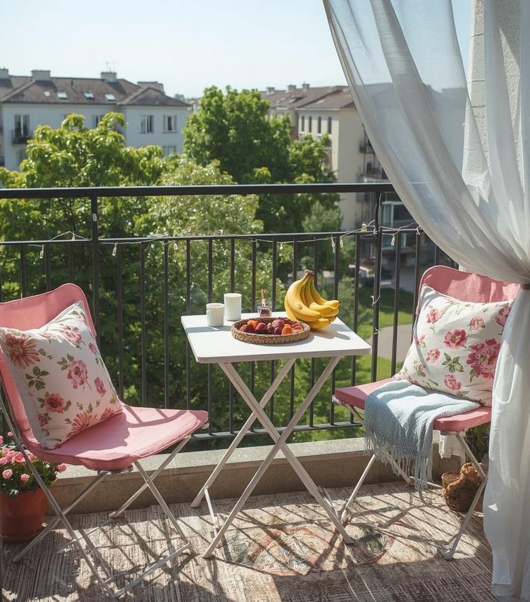 small summer balcony