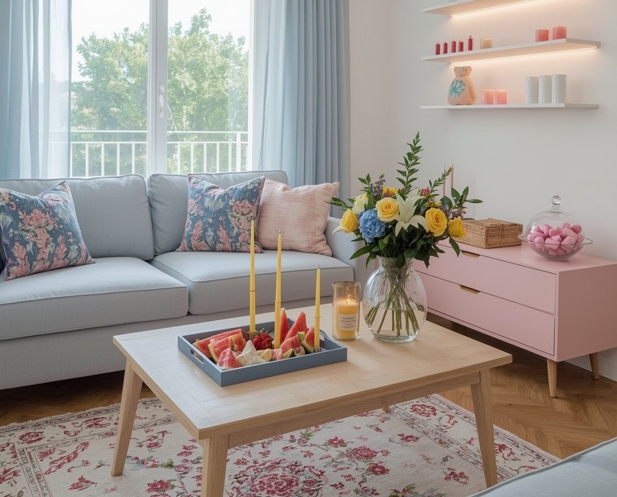 affordable summer living room