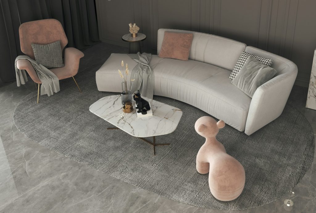 inexpensive minimalist living room