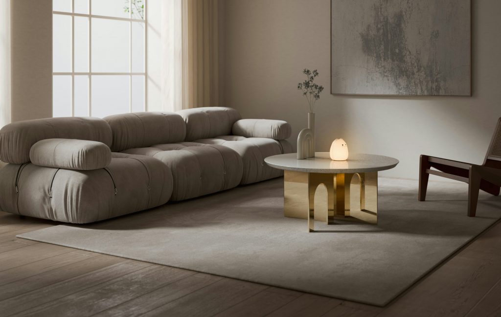 inexpensive minimalist living room