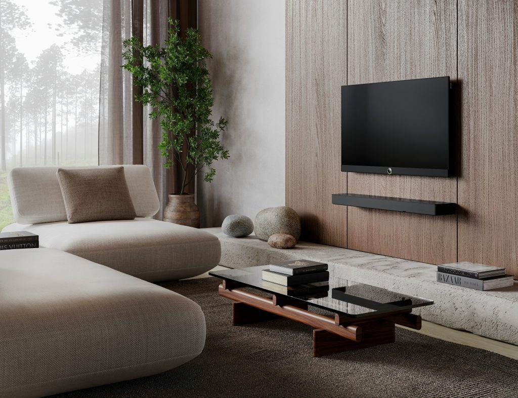 inexpensive minimalist living room