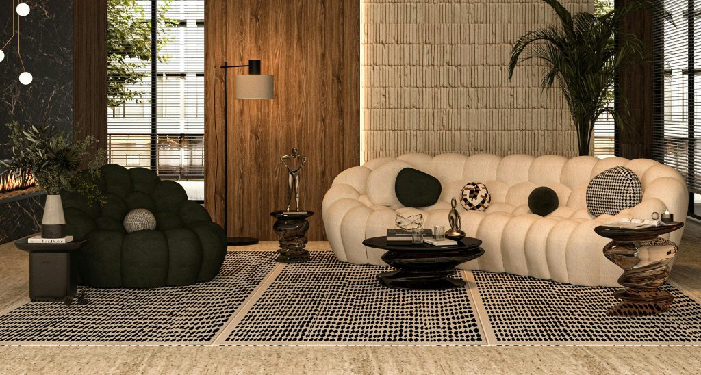 inexpensive minimalist living room