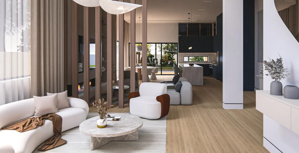inexpensive minimalist living room