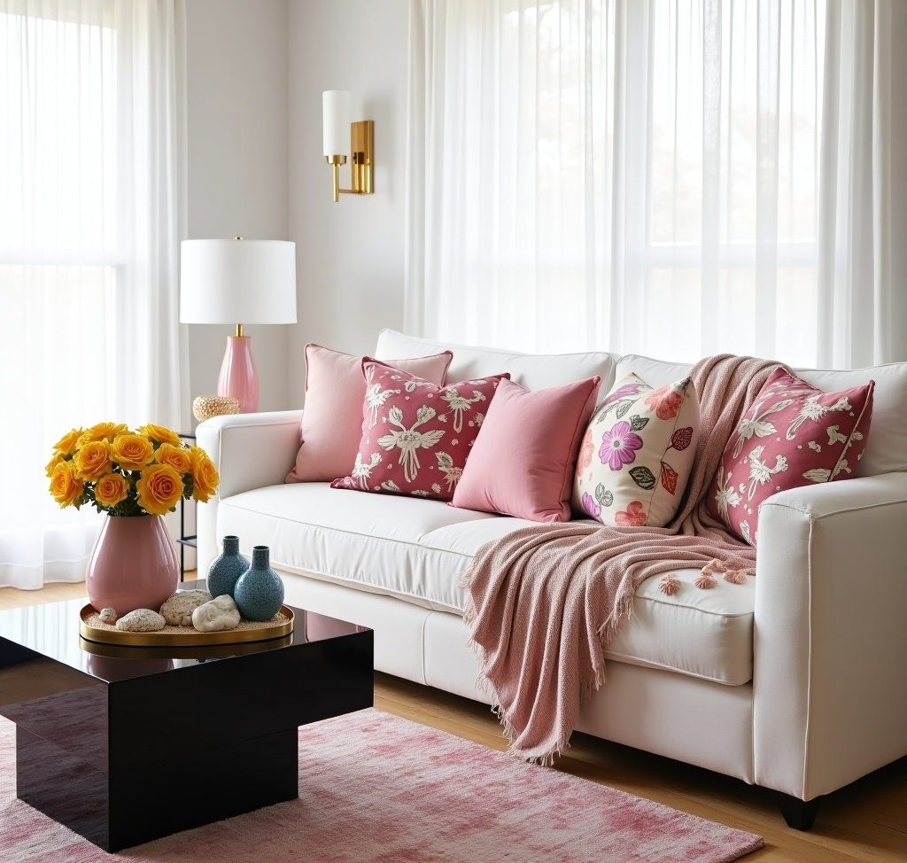 affordable summer living room
