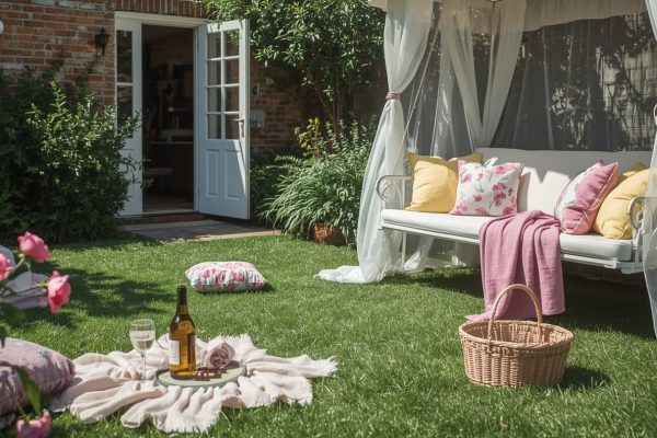 How to decorate our garden for a romantic summer date