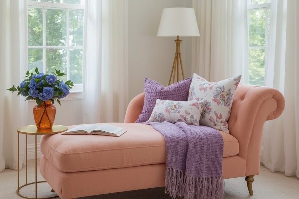How to Style a Dreamy Pastel Hued Reading Nook