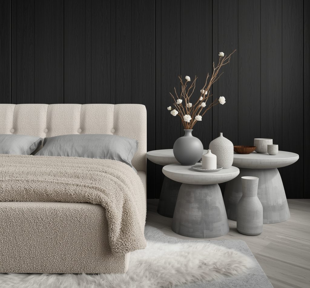 minimalist chic bedroom