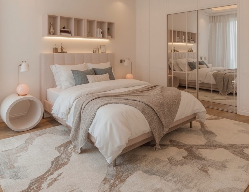 minimalist chic bedroom