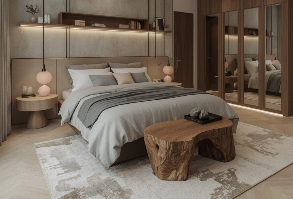 minimalist chic bedroom