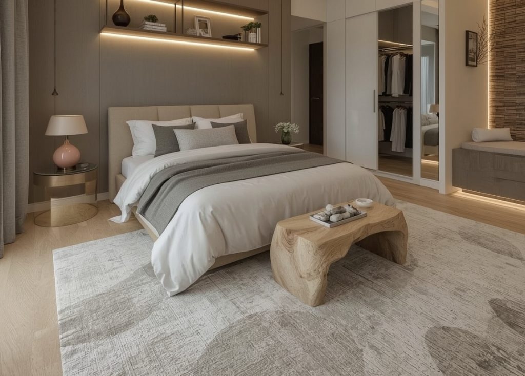 minimalist chic bedroom