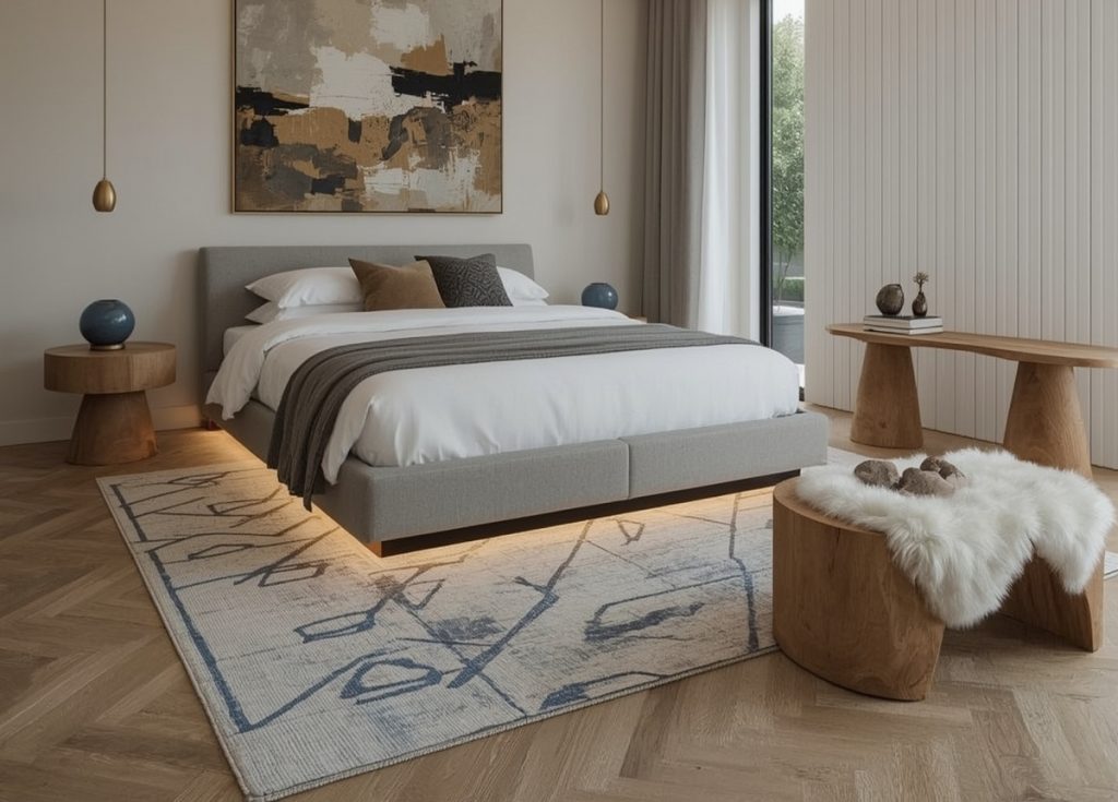 minimalist chic bedroom