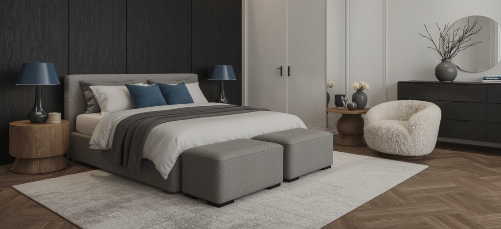 minimalist chic bedroom