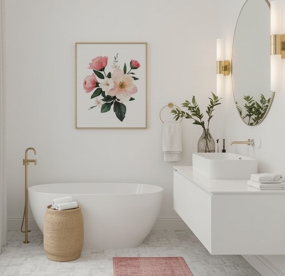 small bathroom decor