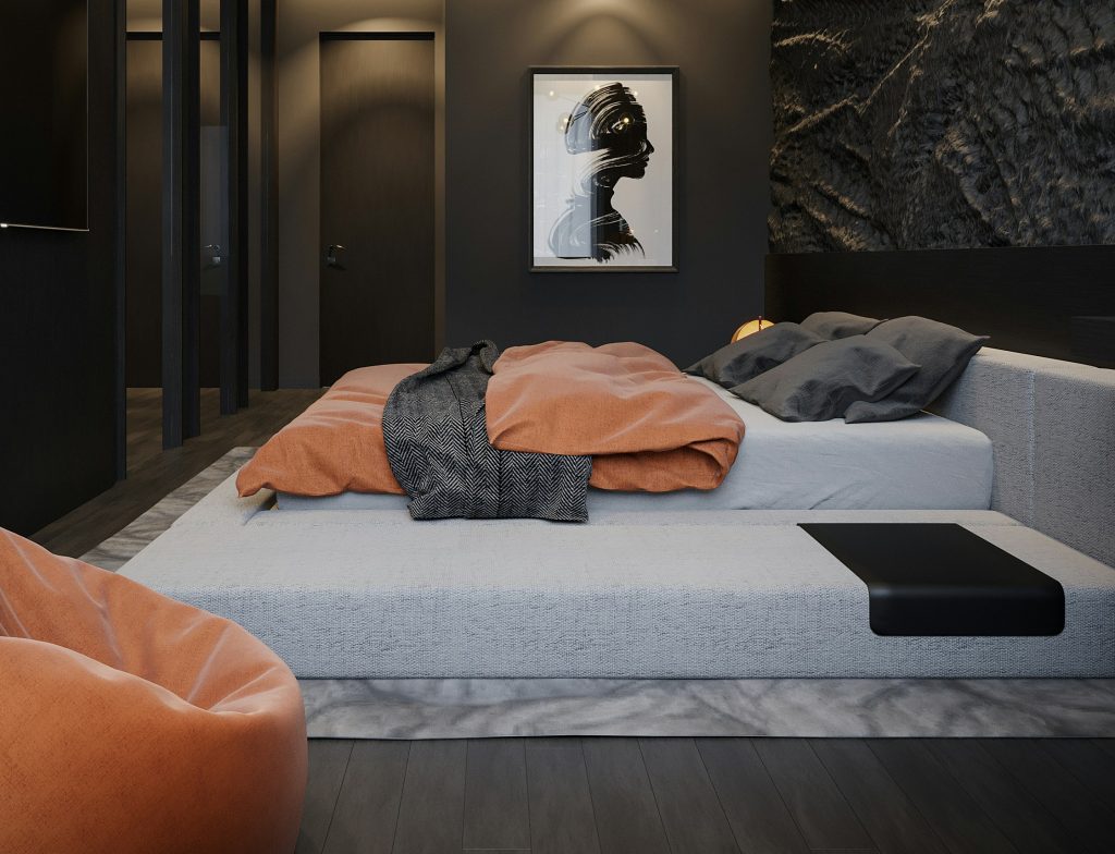 minimalist chic bedroom