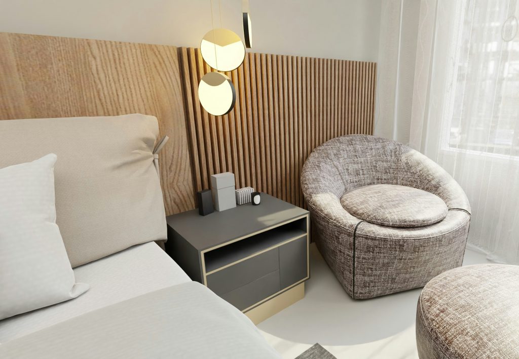 minimalist chic bedroom