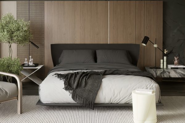 How to easily decorate a minimalist chic bedroom