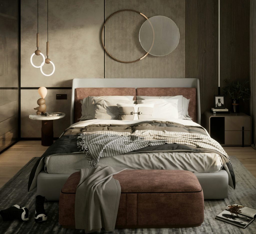 minimalist chic bedroom