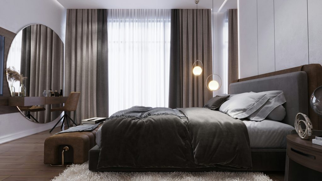 minimalist chic bedroom