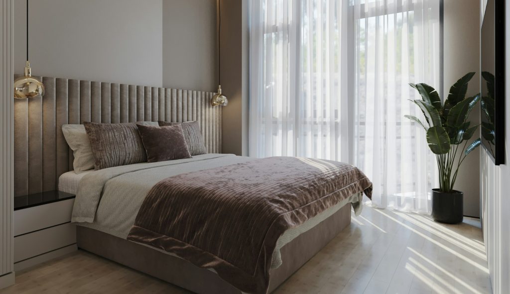 minimalist chic bedroom