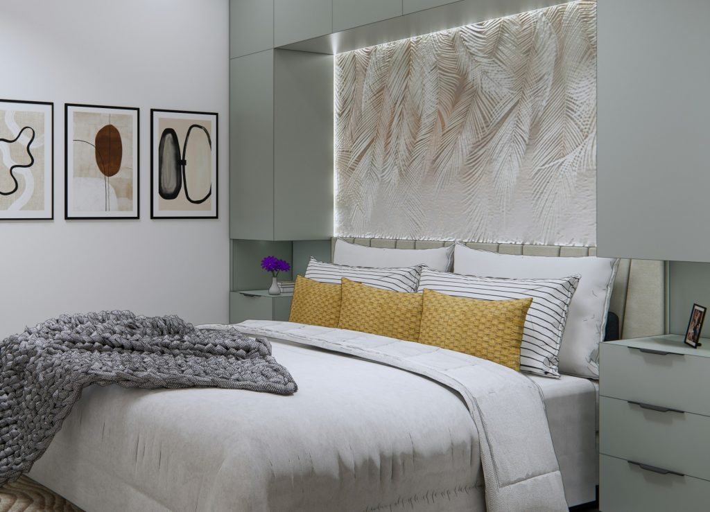 minimalist chic bedroom