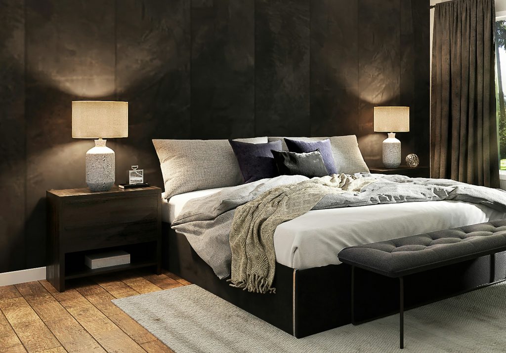 minimalist chic bedroom