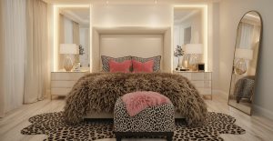 inexpensive cheetah bedroom