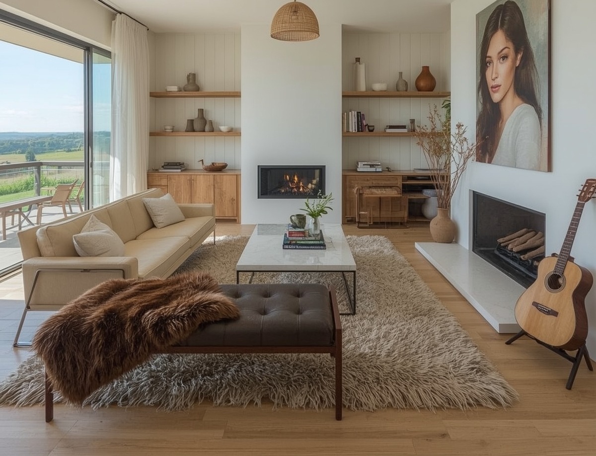 country-style living room