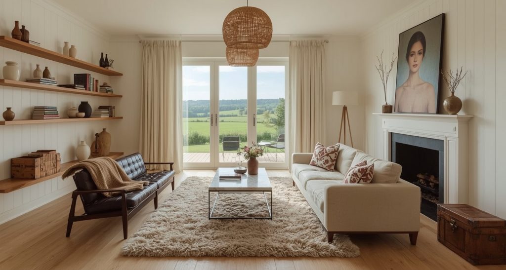 country-style living room