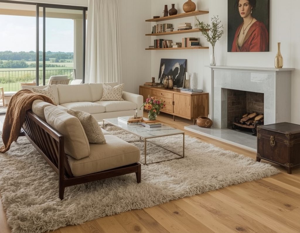 country-style living room