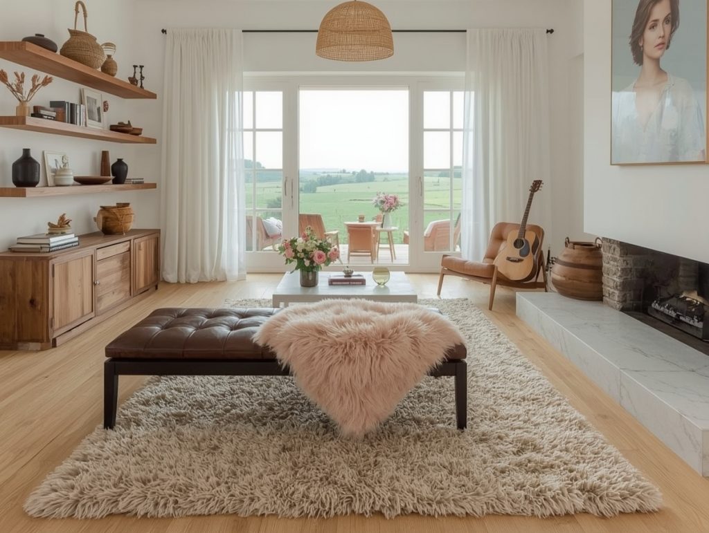 country-style living room