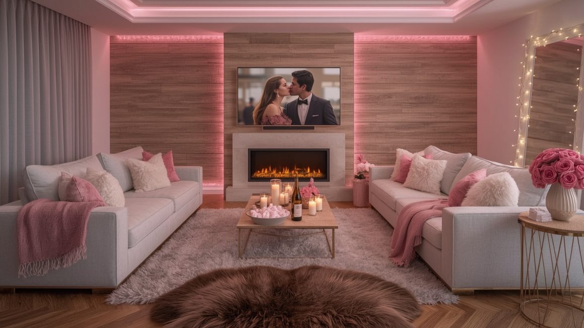 How to decorate our living room for a romantic night in