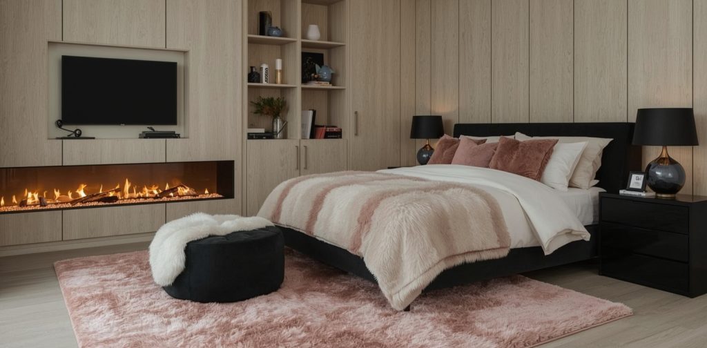 dark feminine bedroom