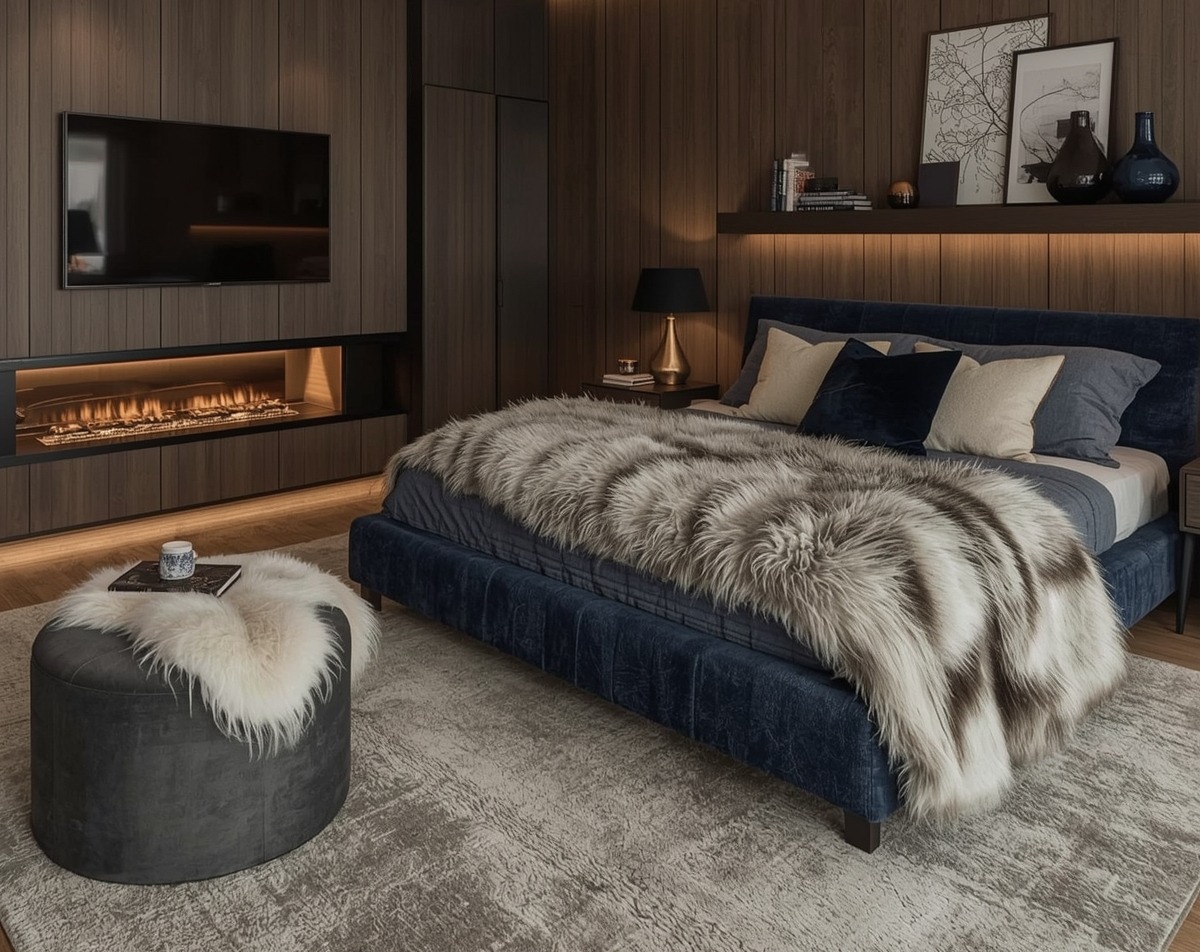 dark feminine bedroom