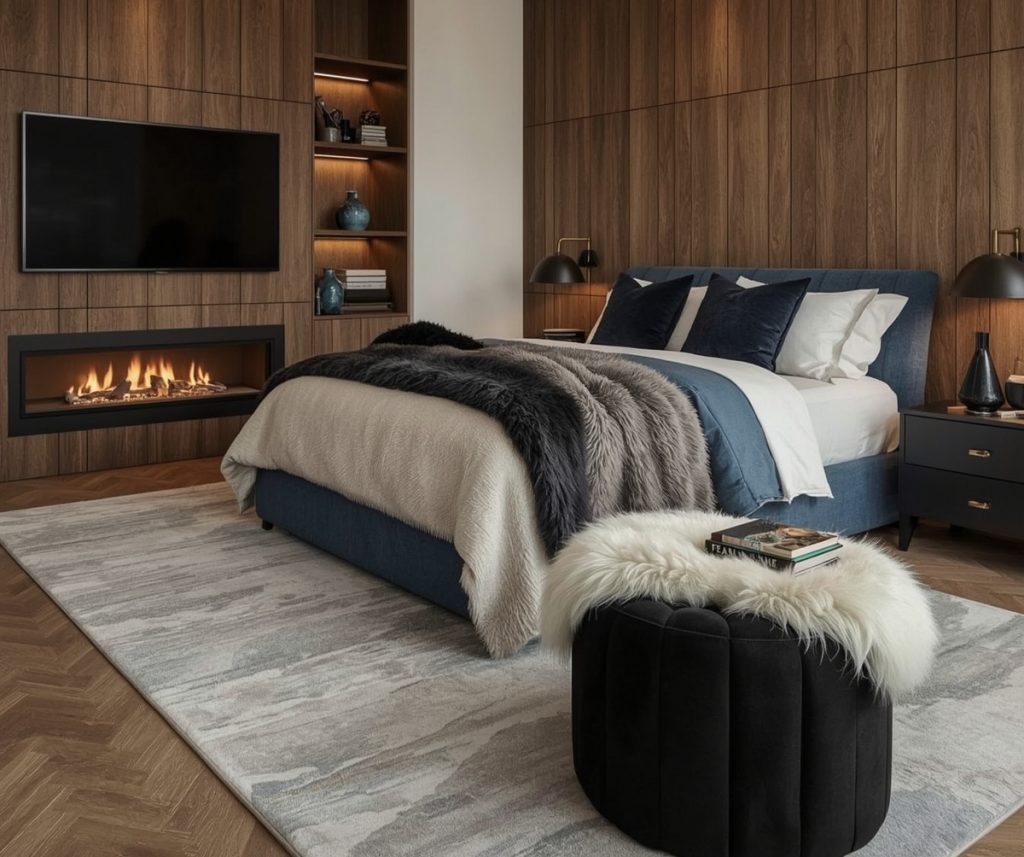 dark feminine bedroom