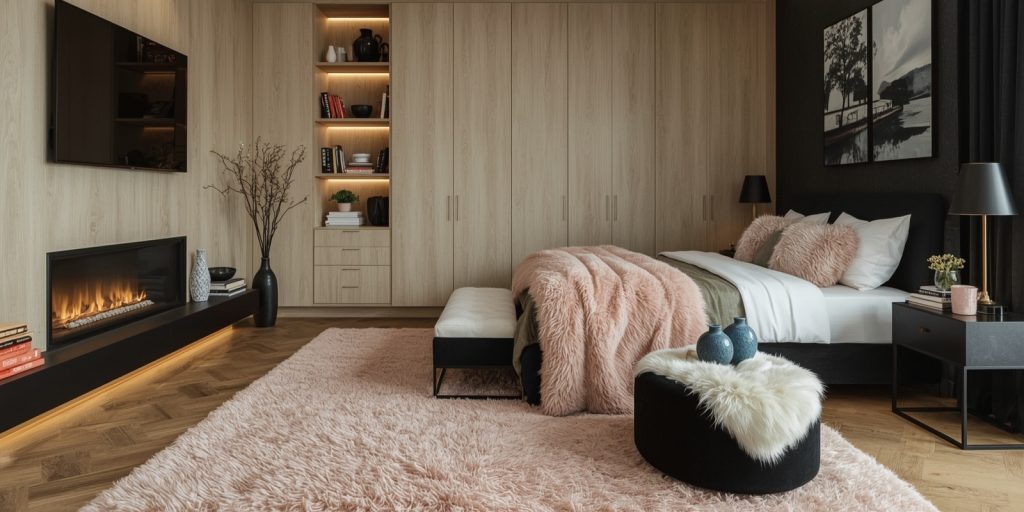 dark feminine bedroom