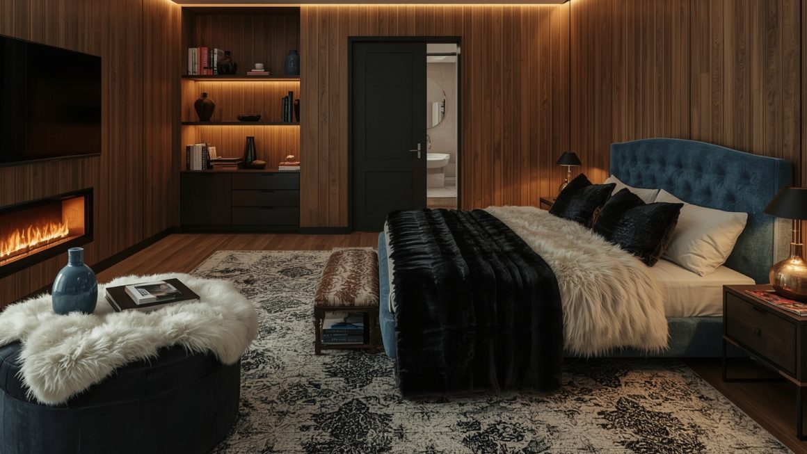 How to stylishly decorate a dark feminine bedroom