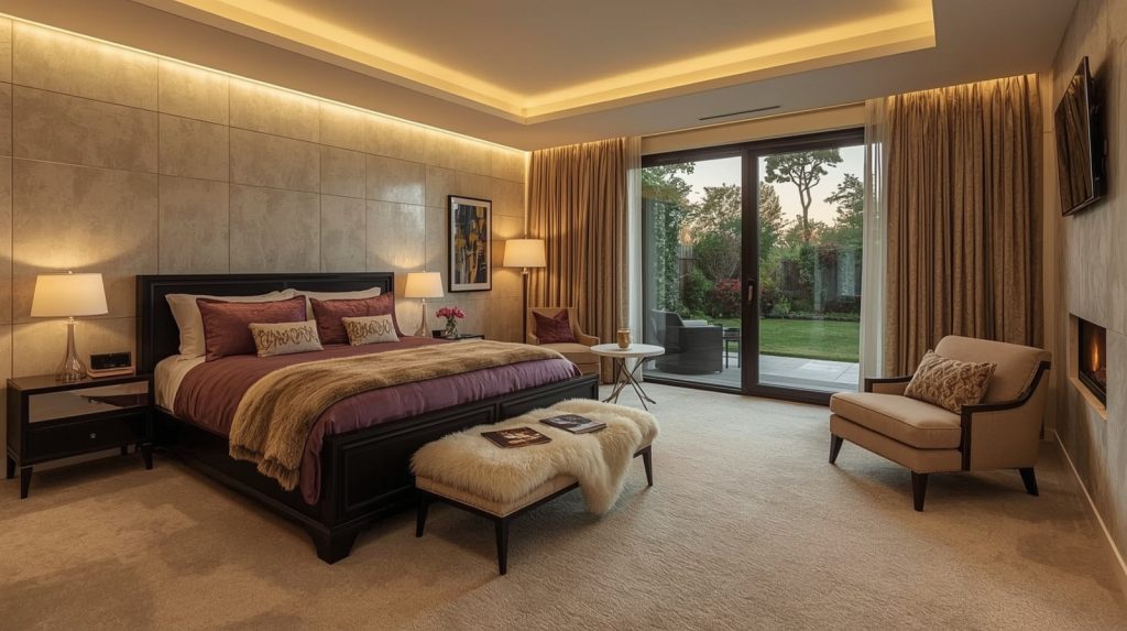 dark feminine bedroom