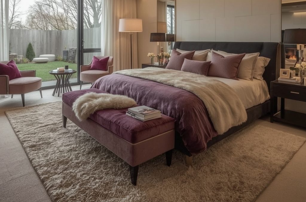 dark feminine bedroom