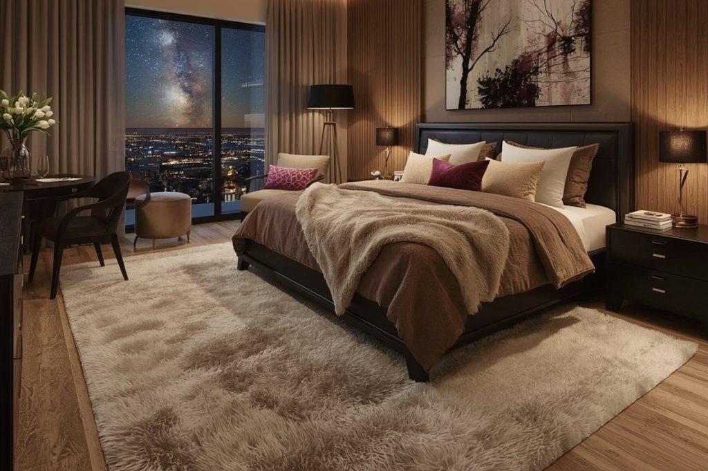 dark feminine bedroom